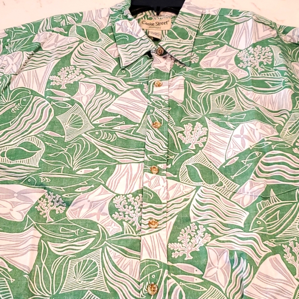 2XL COOKE STREET HONOLULU Hawaiian Camp shirt